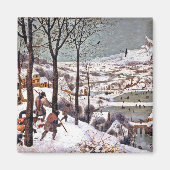 Jagers op de sneeuw, Pieter Bruegel en Ouderen Magneet (Voorkant)