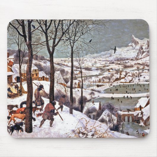 Jagers op de sneeuw, Pieter Bruegel en Ouderen Muismat (Voorkant)