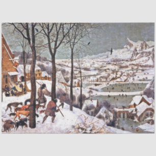 Jagers op de sneeuw, Pieter Bruegel en Ouderen Tissuepapier