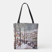 Jagers op de sneeuw, Pieter Bruegel en Ouderen Tote Bag (Achterkant)