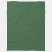 Jagersgroen Fleece Deken (Voorkant)
