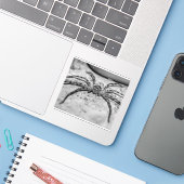 Jagersspin Sticker (Laptop met iPhone)