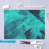 Jagged Blue Abstract Tissuepapier (Craft)