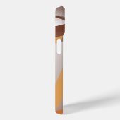 Jagged Edge Concentrische Aarde Tone Ombre Art Case-Mate iPhone Case (Achterkant / Rechts)