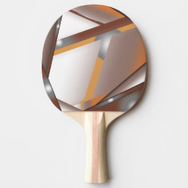 Jagged Edge Concentrische Aarde Tone Ombre Art Tafeltennisbatje