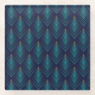 Jagged Edge: dynamisch patroon afspelen Glazen Onderzetter