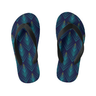 Jagged Edge: dynamisch patroon afspelen Kinder Teenslippers