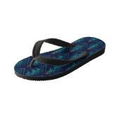 Jagged Edge: dynamisch patroon afspelen Kinder Teenslippers (Schuin)