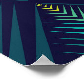 Jagged Edge: dynamisch patroon afspelen Poster (Hoek)