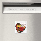 Jagged Edge Heart Bouquet Magneet (Insitu (Vaatwasser))