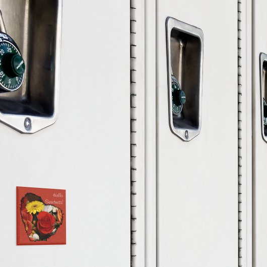 Jagged Edge Heart Bouquet Magneet (Insitu (Kluis))