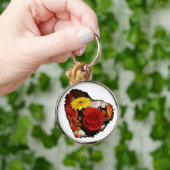 Jagged Edge Heart Bouquet Sleutelhanger (Hand)