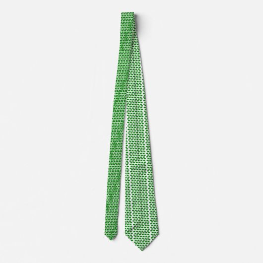 Jagged Green Stropdas (Achterkant)