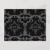 Jagged Heavy Metal Pattern Briefkaart (Voorkant)