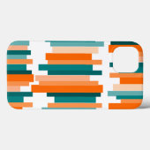 Jagged Lines - Blauwgroen en Oranje Case-Mate iPhone Case (Achterkant (horizontaal))