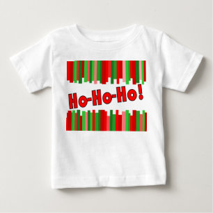 Jagged Lines - Red en Green Baby T-Shirt