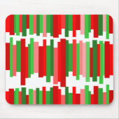 Jagged Lines – Rood en Groen   Muismat (Voorkant)