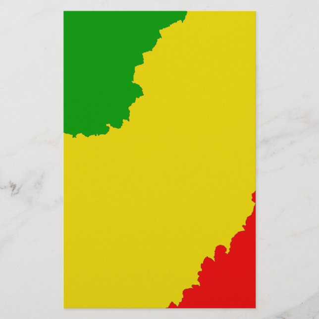 Jagged Rasta Stripes (Voorkant)