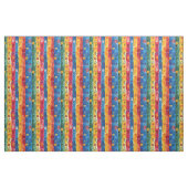 Jagged Stripe Floral Pattern-Papel Picado Stof (Fat Quarter)