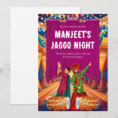 Jaggo uitnodigingskaarten Jaggo uitnodigingen, Jag Kaart (Voorkant / Achterkant)