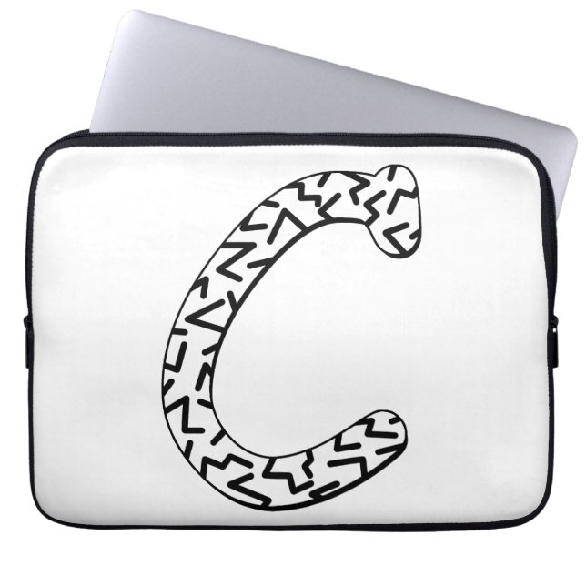 jaggy c laptop sleeve (Voorkant)