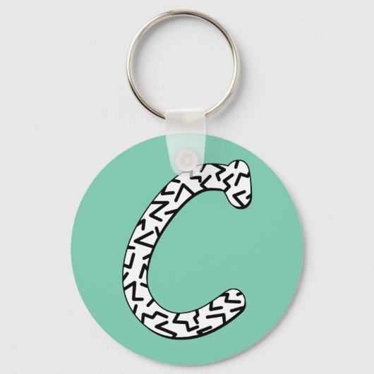 Jaggy C Sleutelhanger (Voorkant)