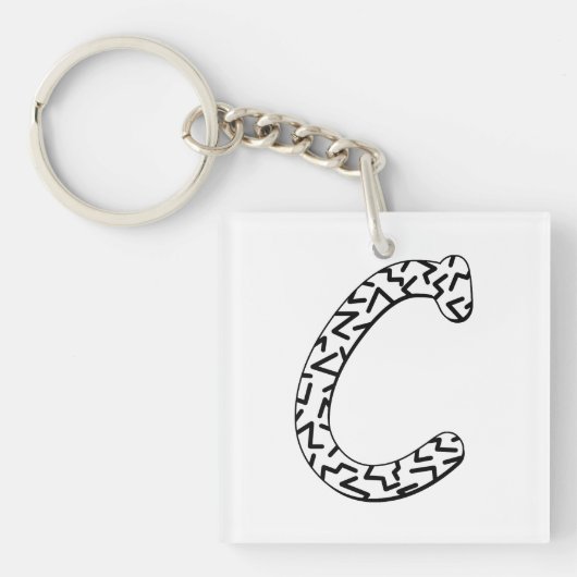 jaggy c sleutelhanger (voorkant)