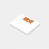 Jagmeet Singh Sinaasappel Vette Tekst Canadese Vla Post-it® Notes (Schuin)