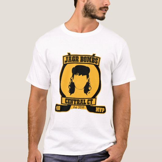 Jagr Bombs Hockey Mannen T-shirt (Voorkant)