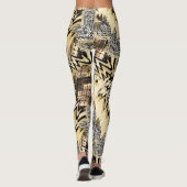 Jaguaire huid, slangen leggings (Achterkant)