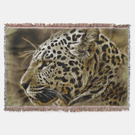 Jaguar 1 Throw Blanket Deken (Voorkant)