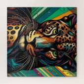 Jaguar 600 stuk puzzel legpuzzel (Horizontaal)