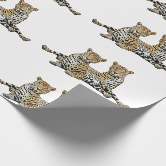 Jaguar afbeelding voor pakpapier (Hoek)