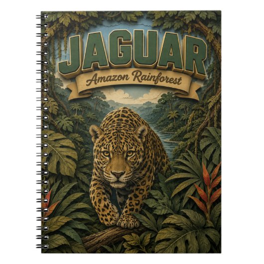 Jaguar Amazon Regenwoud POPCUT Notitieboek (Voorkant)