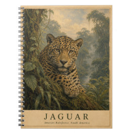 Jaguar Amazon Regenwoud VINTAGE Notitieboek