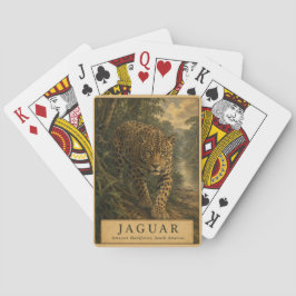 Jaguar Amazon Regenwoud VINTAGE Pokerkaarten