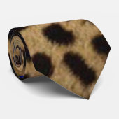Jaguar Animal Print Chevron Stropdas (Opgerold)