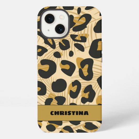 Jaguar Animal Print iPhone Hoesje (Achterkant)