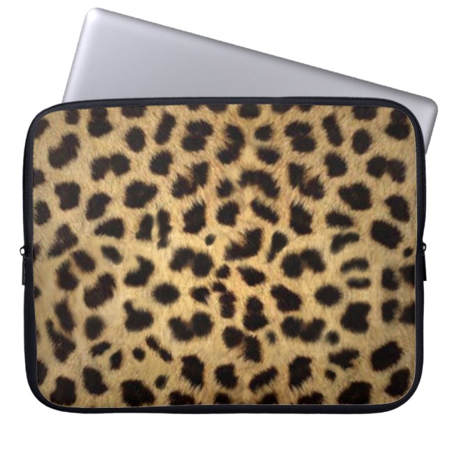 Jaguar Animal Print Laptop Sleeve (Voorkant)