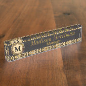 Jaguar Animal Print | Naam en titel DIY Naambordje (Zijkant)