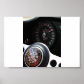 Jaguar At Speed Poster (Voorkant)