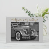 jaguar auto bwZal je op mijn bruiloft zijn? (Staand voorkant)