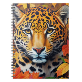 Jaguar Autumn Feline Art Notitieboek
