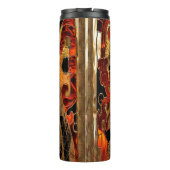 Jaguar AZTEC 3D Folie Rood & Goud Thermosbeker (Achterkant)
