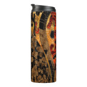 Jaguar AZTEC 3D Folie Rood & Goud Thermosbeker (Geroteerd rechts)