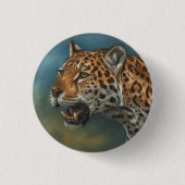Jaguar Badge Ronde Button 3,2 Cm (Voorkant)