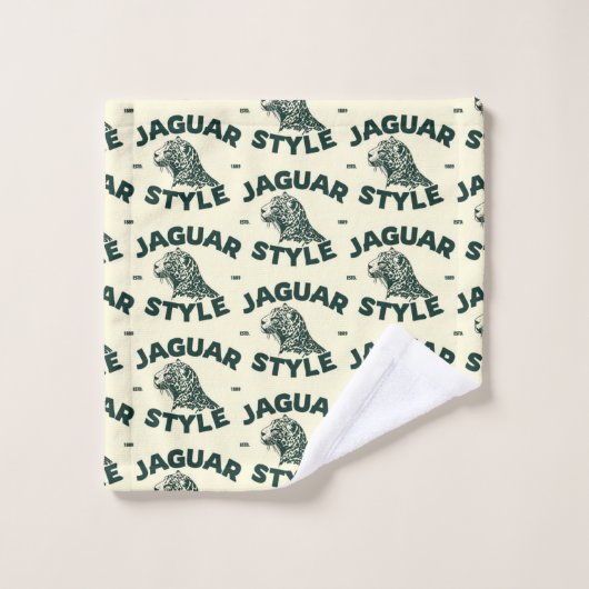 Jaguar badhanddoekenset bad handdoek (Wasdoekje)