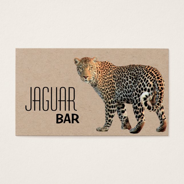 JAGUAR BAR VISITEKAARTJE (Voorkant)