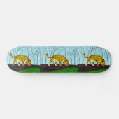 Jaguar Big Cat Art Persoonlijk Skateboard (Horizontaal)