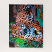 Jaguar Big Cats. Legpuzzel (Verticaal)